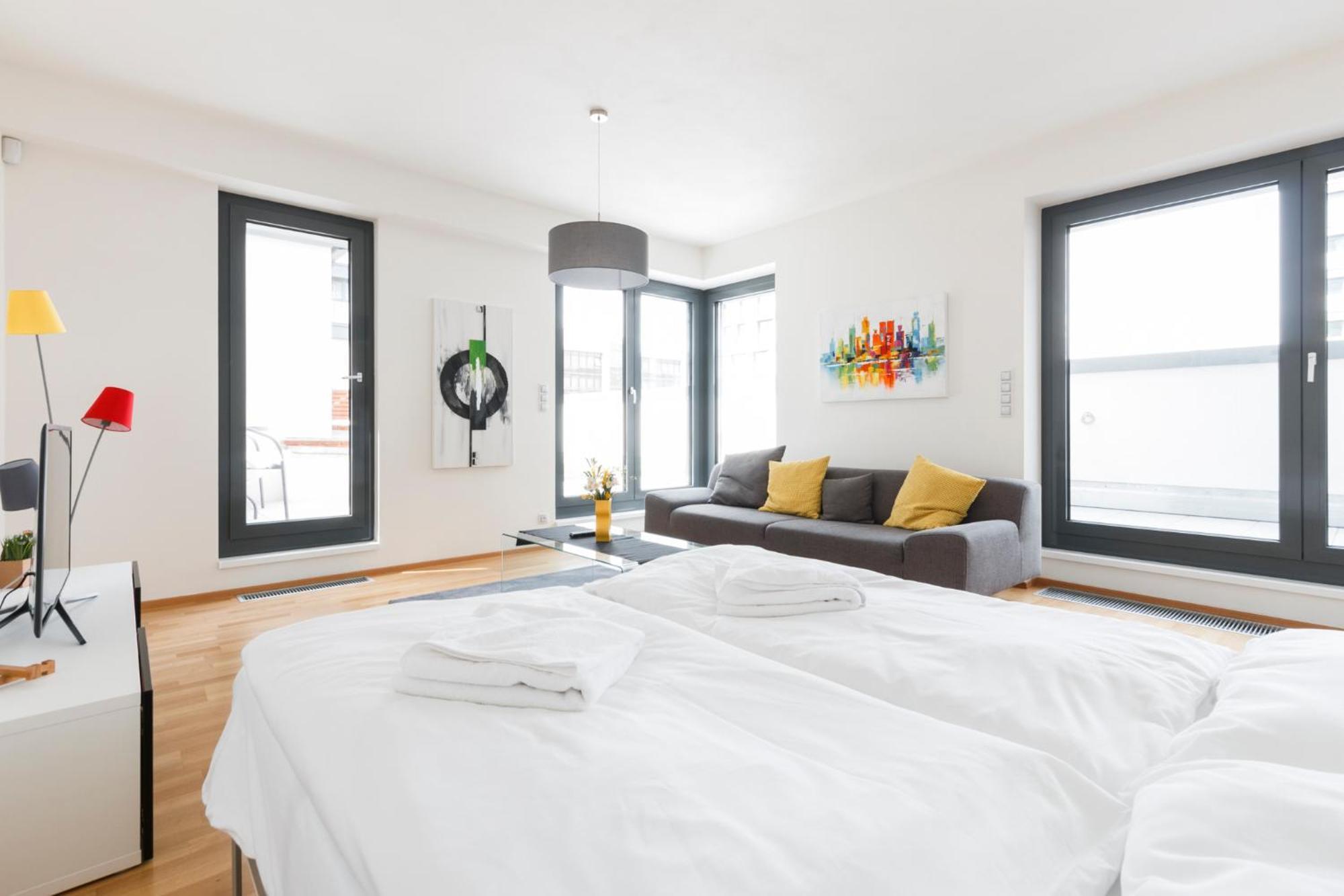Prague Days - Luxurious Apartments In Trendy Zizkov Экстерьер фото